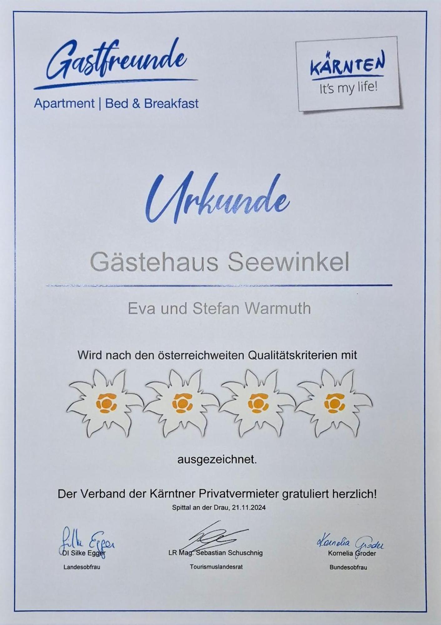 Gaestehaus Seewinkel Presseggersee Exterior foto